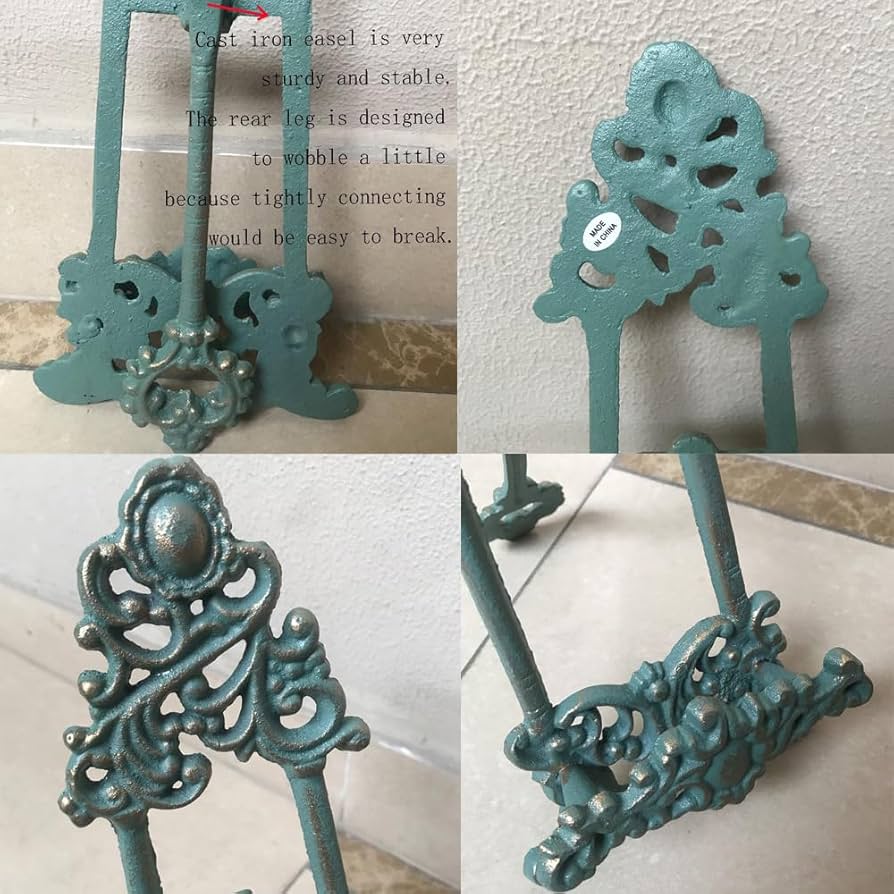 Amazon.com: handchic Decorative Metal Easel Stand, Vintage